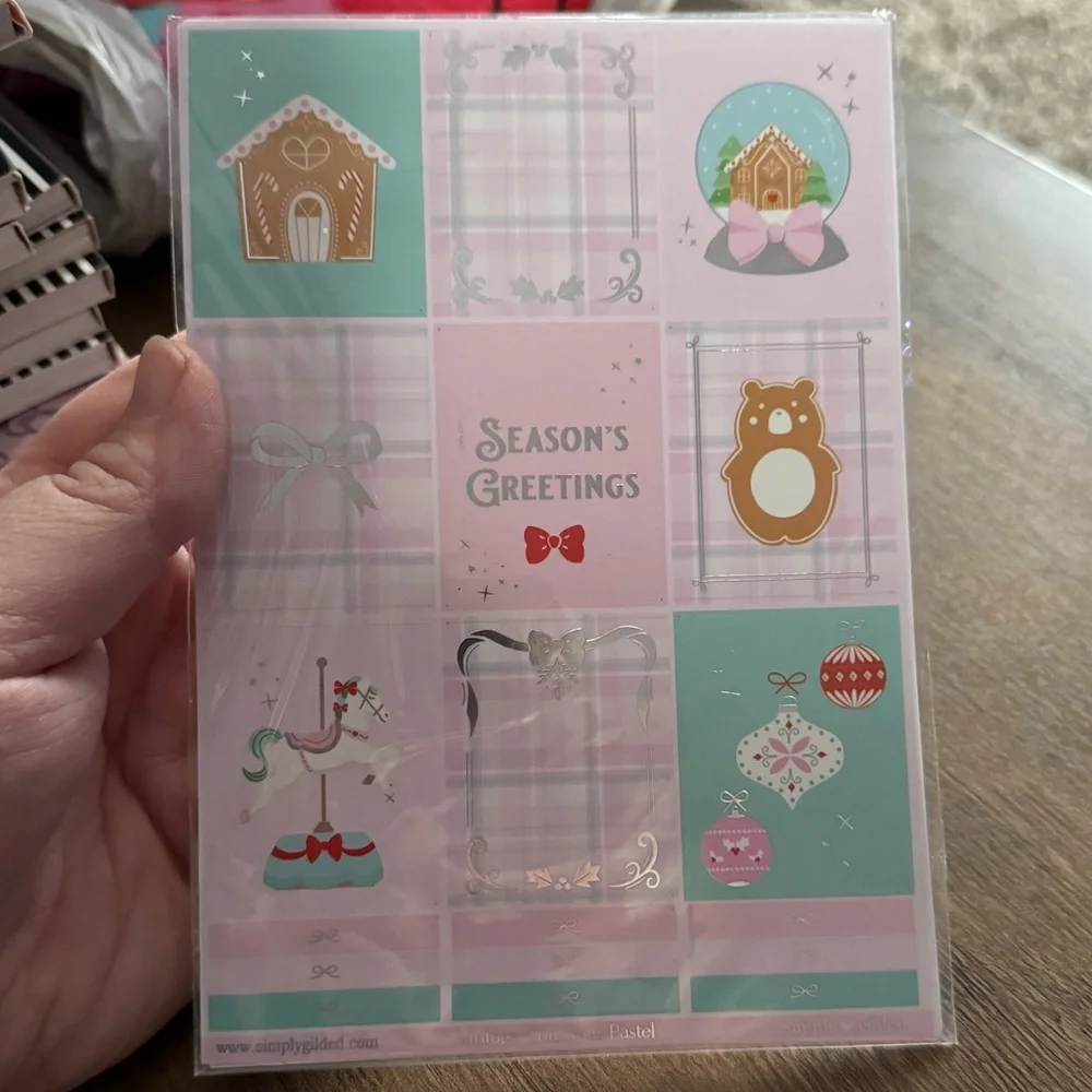 Simply Gilded planner sticker set